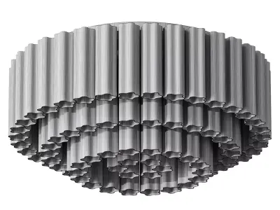 Addis 16 Light Flush Mount 3D model