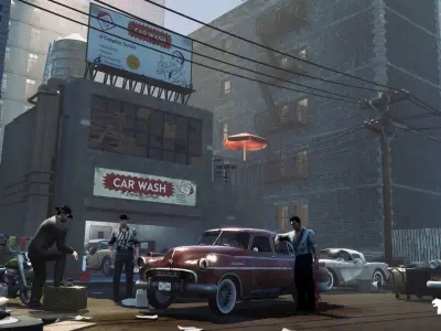 1950s NYC Environment Megapack Low-poly 3D model