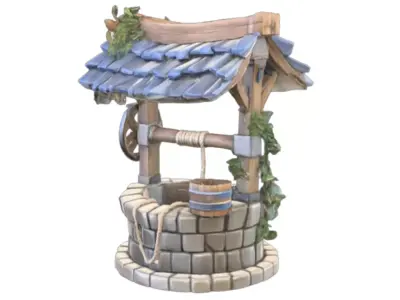 Wishing Well Odyssey Free low-poly 3D model