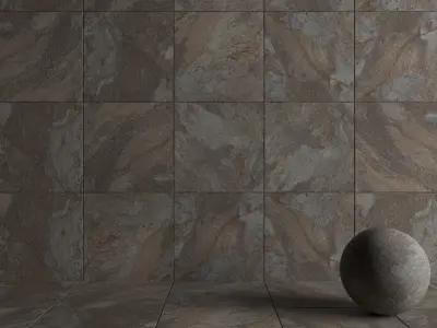 Stone Wall Tiles Rajasthan Black 80x80 Set 2 Texture