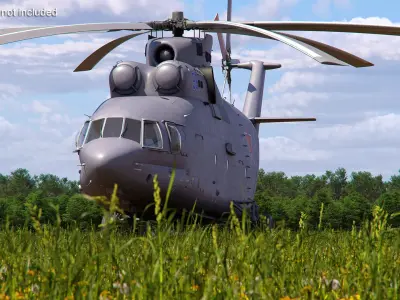  Russian Heavy Transport Helicopter Mi-26 