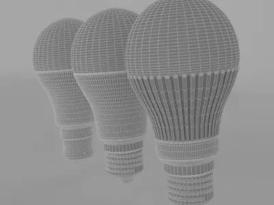 LED Bulb Light  3D model