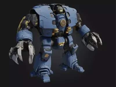 Mech Warrior Guardian 3D model