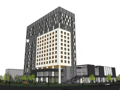 vacation spot-Resort-Fashion Leisure Hotel-0252 3D model