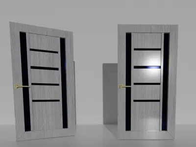 Modern Door 3D model