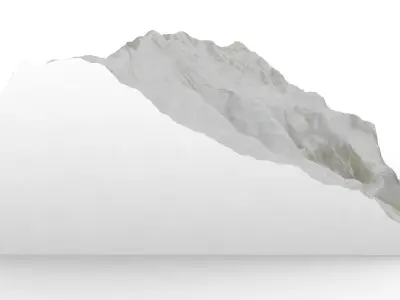 Mount kangchenjunga 3D model