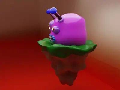 Lost Alien Low-poly 3D model