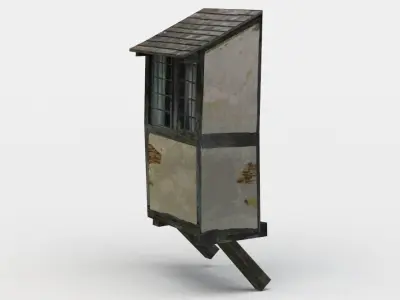 House oriel Low-poly 3D model