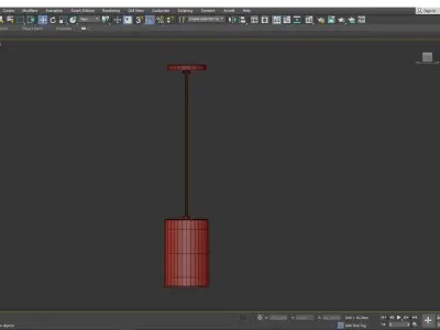 Lula Pendant Light Low-poly 3D model