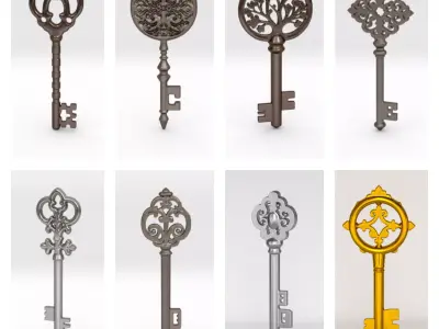 Keys Pack IV 3D print model