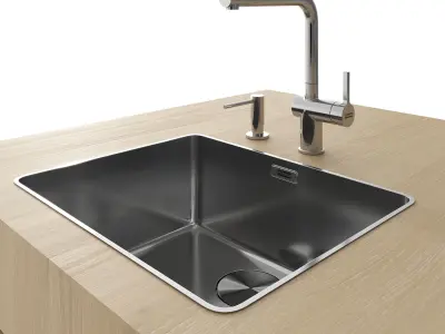 Kitchen set 03 3D model