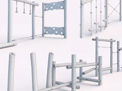 Agility Trail Kompan 3D model