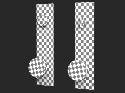 Tumalo Oil-Rubbed Bronze Knob Exterior Door Hardware 3D model