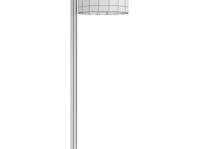 CHICAGO modern floor lamp with shade 3D model