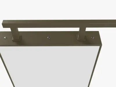 Store street sign mockup 03 3D model