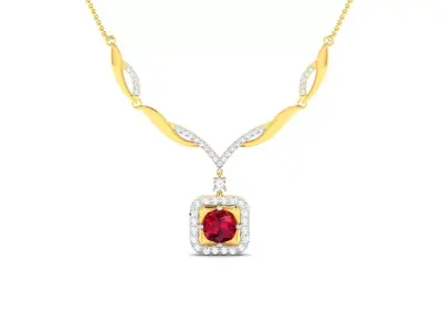 Solitaire Pendants  3D print model 5
