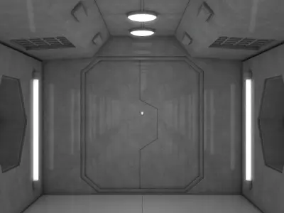 Sci Fi Corridor 3D model