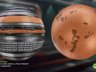 Modular Sci-Fi Material Pack-Vol03 Texture