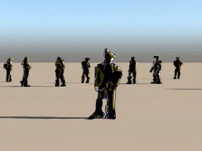 MUTANT CROWD - PACK 7 3D model