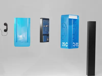 Modelo Telefono GUATEMALTECO 3D model