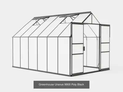 Collection of Greenhouse Uranus 9900 Poly - 3 Models 3D Model Pack