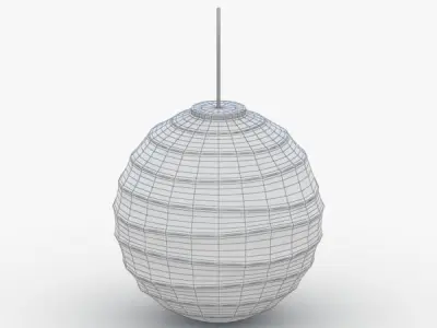 1510 - Hanging Lamp Low-poly 3D model