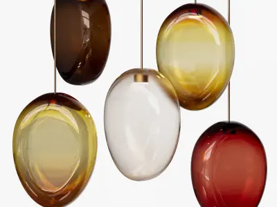 Bella Figura pendant lamp from Kolkhoze 3D model