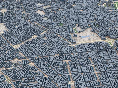 Milan City Italy 3D model