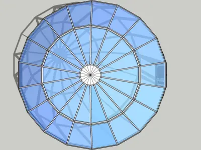 Greenhouse dome 3D model