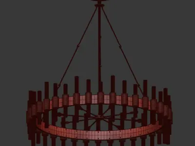 Haskell Chandelier Arteriors 3D model