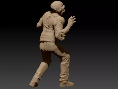 ROBOCOP Melting Man Printable and Renderable 3D model 3D print model