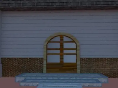 Simple Exterior House Design 3D model