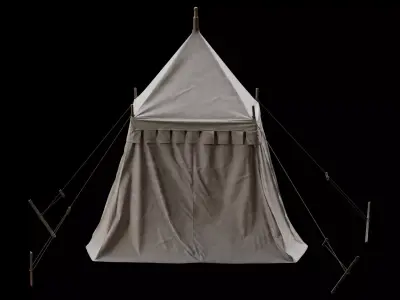 Medieval Tent 06 Low-poly 3D model