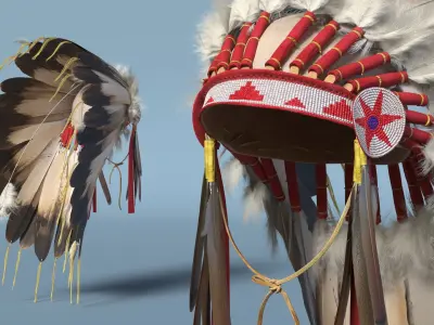  Native American Headdress 