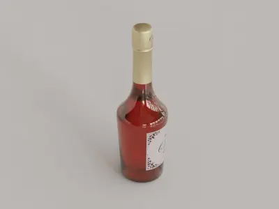 Wine Bottle 02 3D model