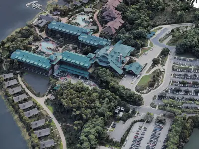Disney Wilderness Lodge Orlando 3D model