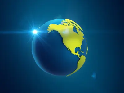 Globe - Earth 3D model