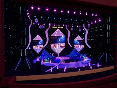 Mono story demo stage 3D model