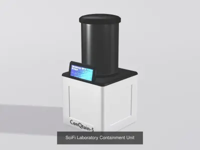 SciFi Laboratory Collection 3D Model Pack