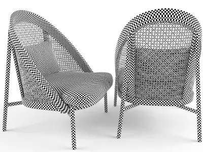 Chair Wooden armchair  Wiener GTV Design 3D model