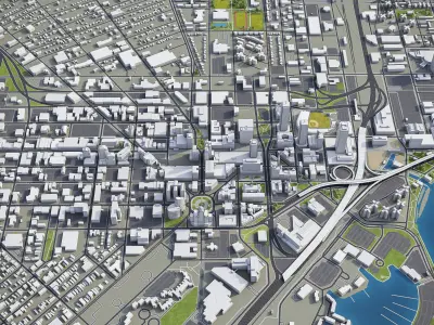 Buffalo Low-poly 3D model