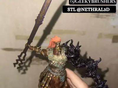 Elden Ring Nightreign  Fulghor Champion of Nightglow bonus 3D print model