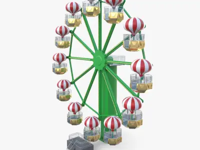 Ferris wheel v1 3D model