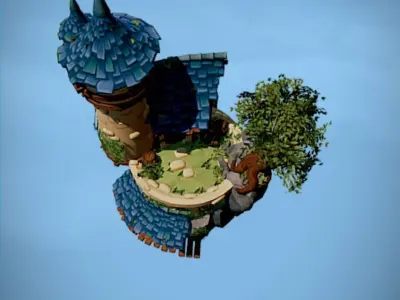 Wizard tower 3D model