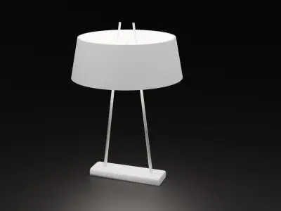 Table Lamp Low-poly 3D model