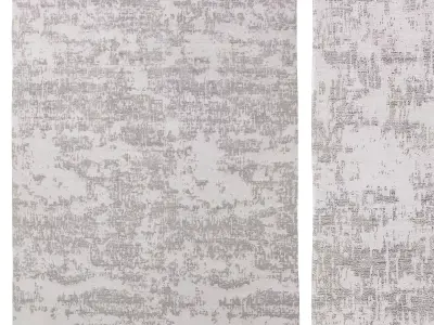 FARIS HAND-KNOTTED WOOL SILK RUG 3D model