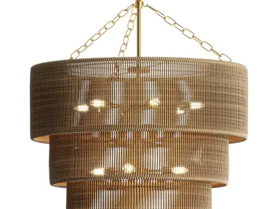 Sorelle 10 Light Chandelier 3D model
