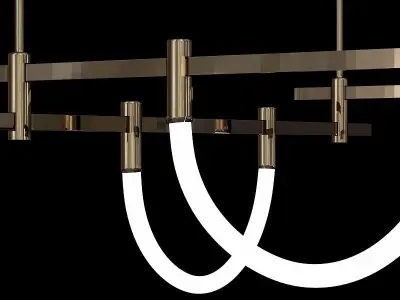 AUROOM 1 aurooom chandelier 3D model