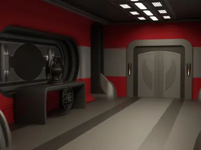 Supreme Chancellor Palpatines Office Expansion 3D model