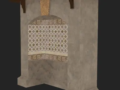 Stove Alcove 3D model